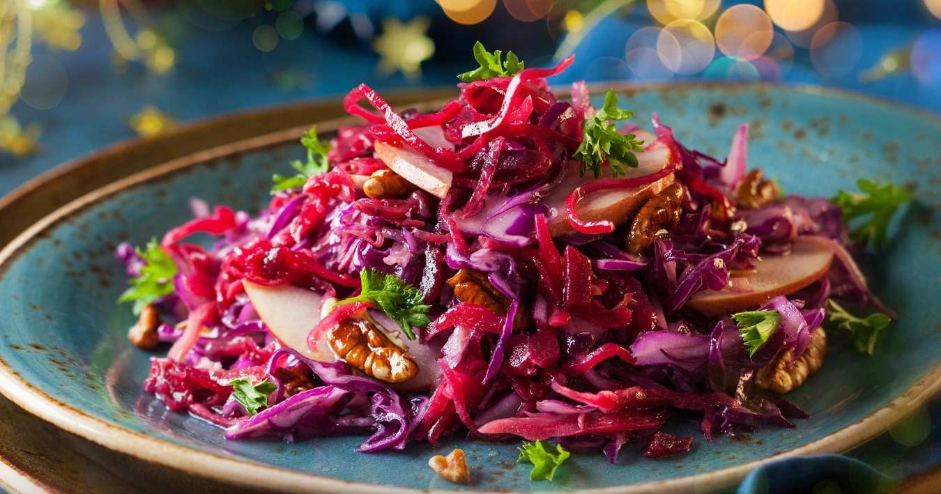 Rotkraut Rezept – Ein klassisches Rezept für aromatischen Rotkohl, perfekt als Beilage zu festlichen Gerichten